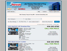 Tablet Screenshot of chevroletintroy.com